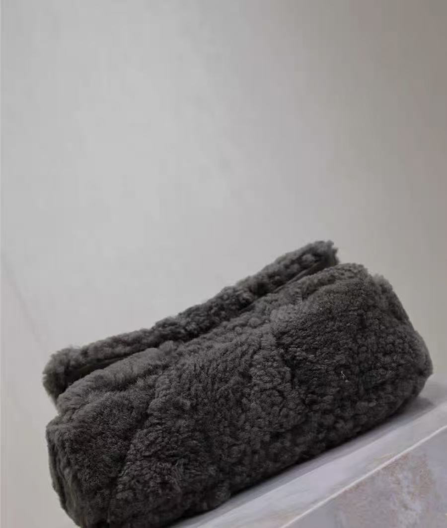 YSL JAMIE Lambskin & Shearling Combination