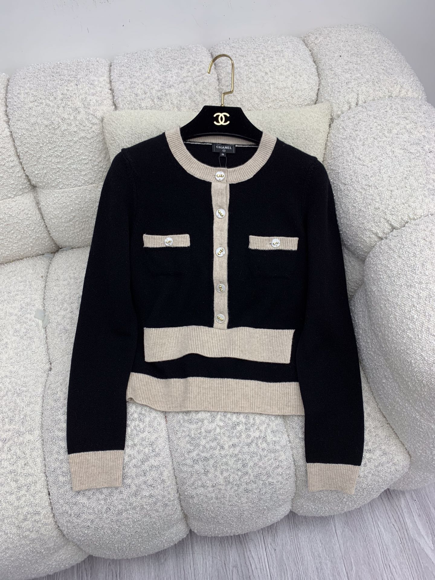 Chanel Cashmere Knit Sweater
