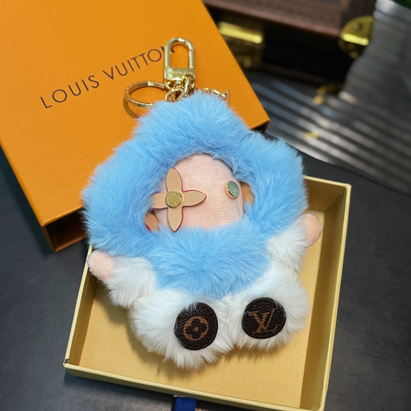 LOUIS Vuitton Vivienne Sunflower Plush Doll charms