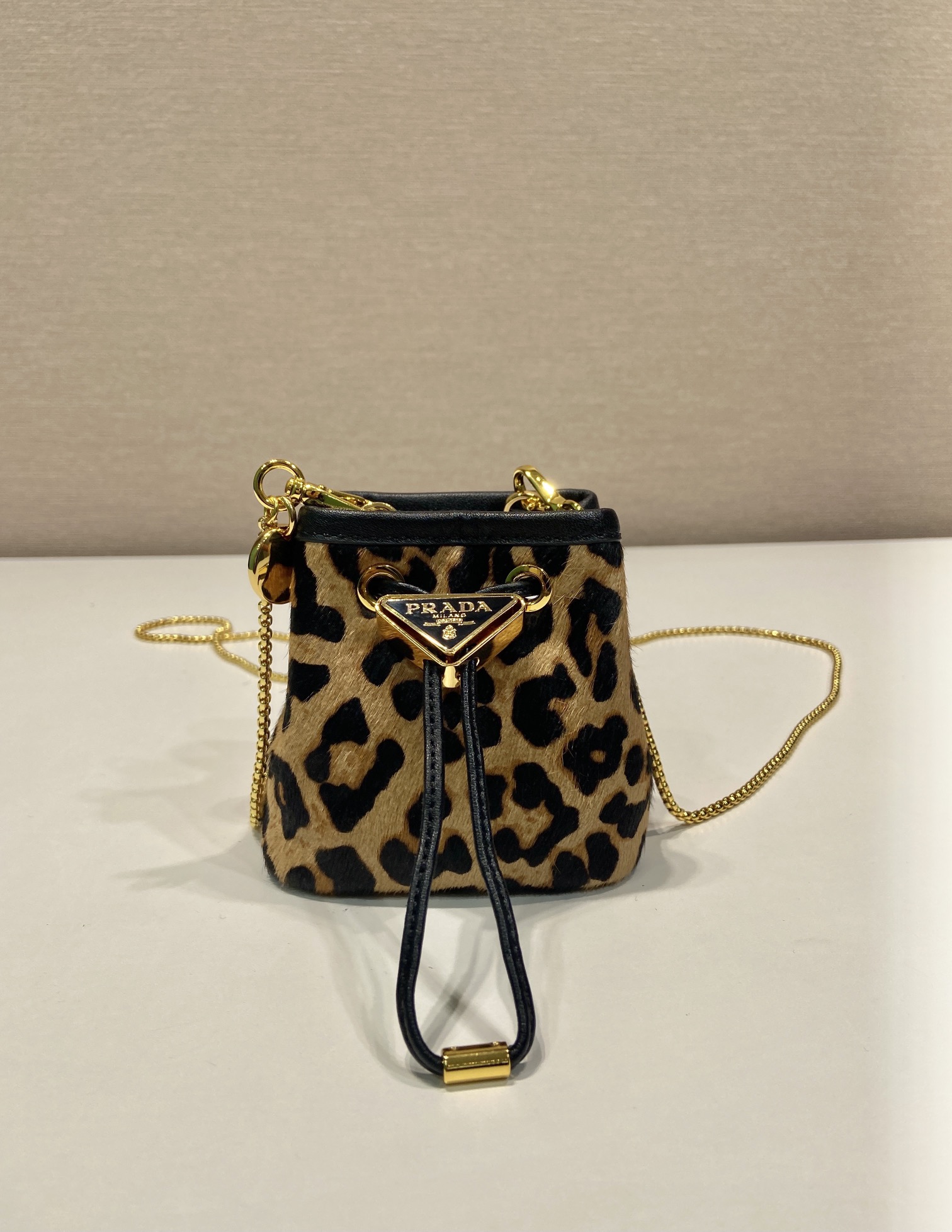 Prada leopard-print mini bag