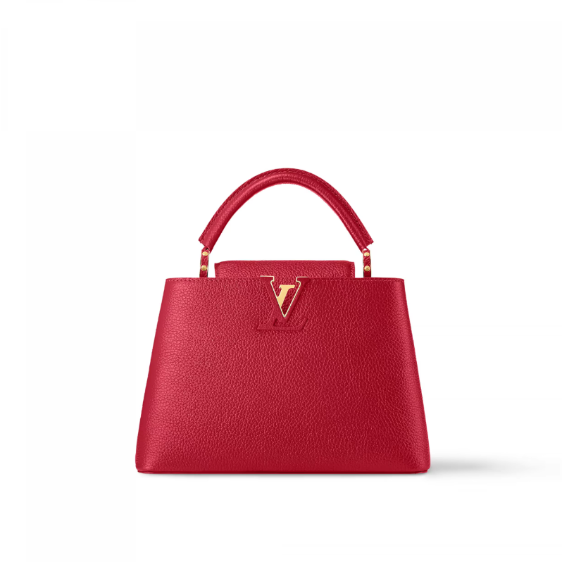 Louis Vuitton M52689 Capucines BB Bag Scarlet Red