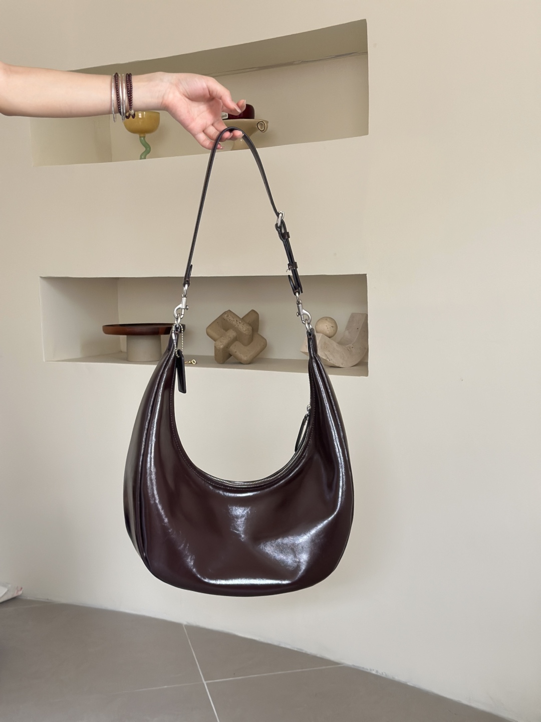 Coach Juliet Crescent Bag in Brown