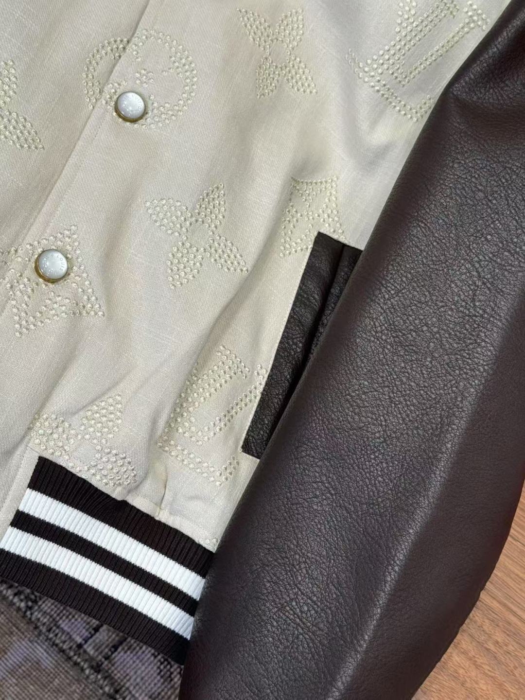 LOUIS VUITTON Embroidered Baseball Jacket