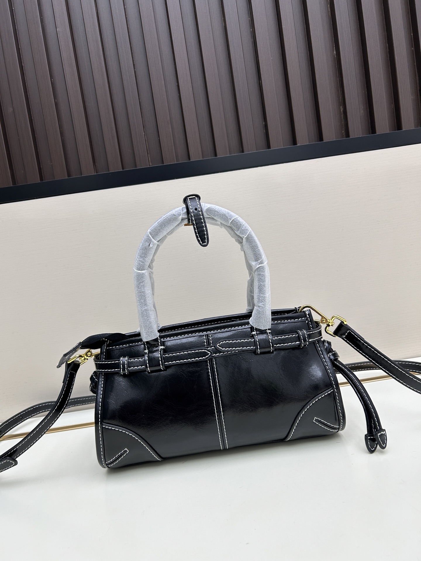 Prada Softlux Denim 1BA488 Mini Bag