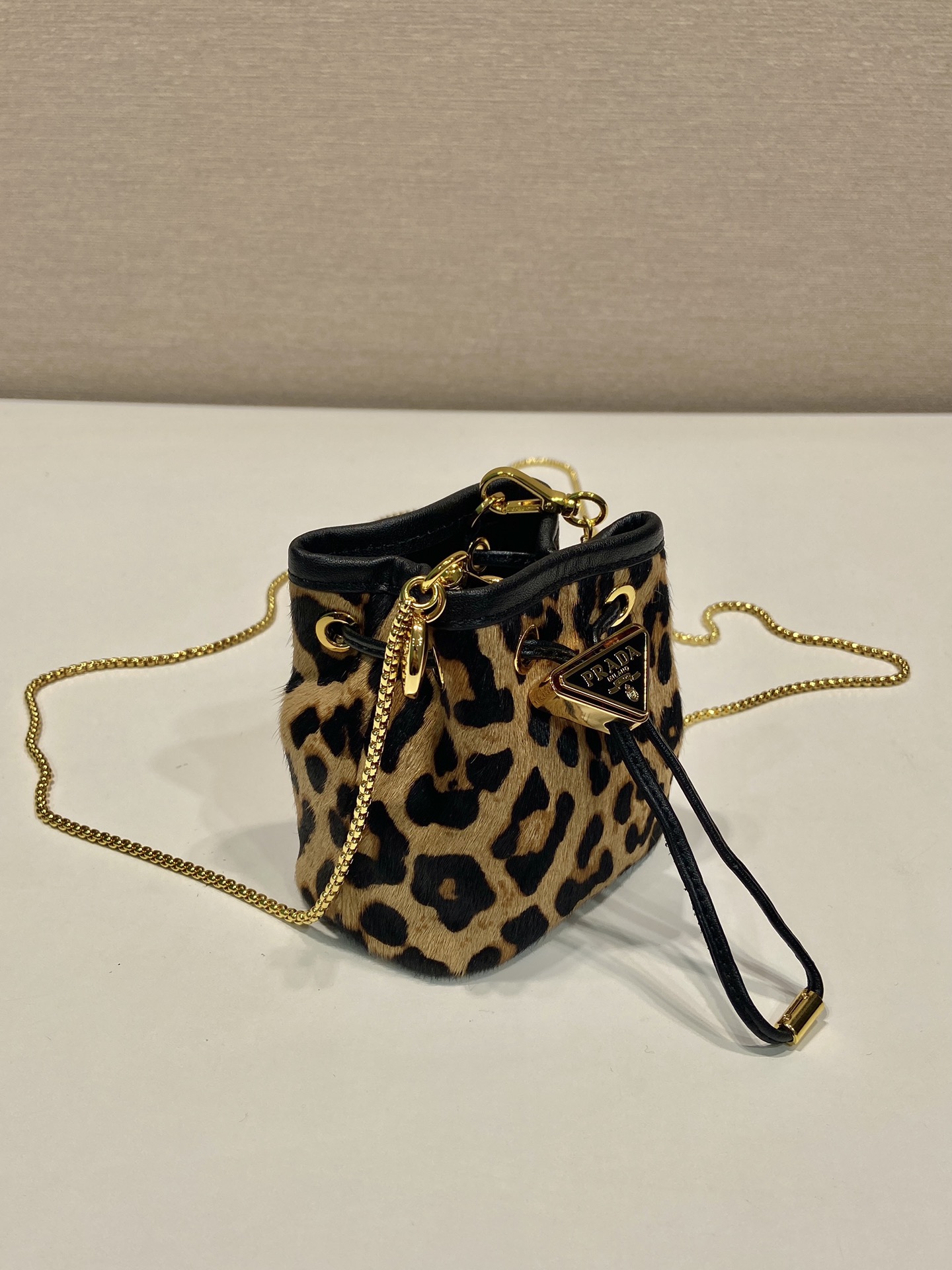 Prada leopard-print mini bag