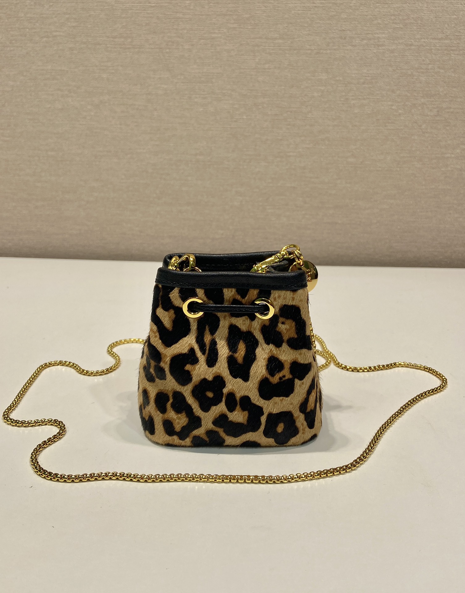 Prada leopard-print mini bag