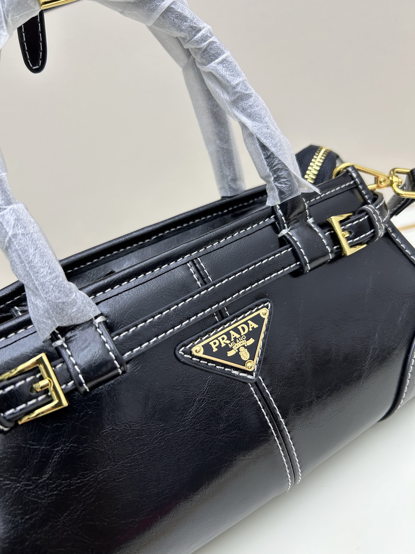 Prada Softlux Denim 1BA488 Mini Bag