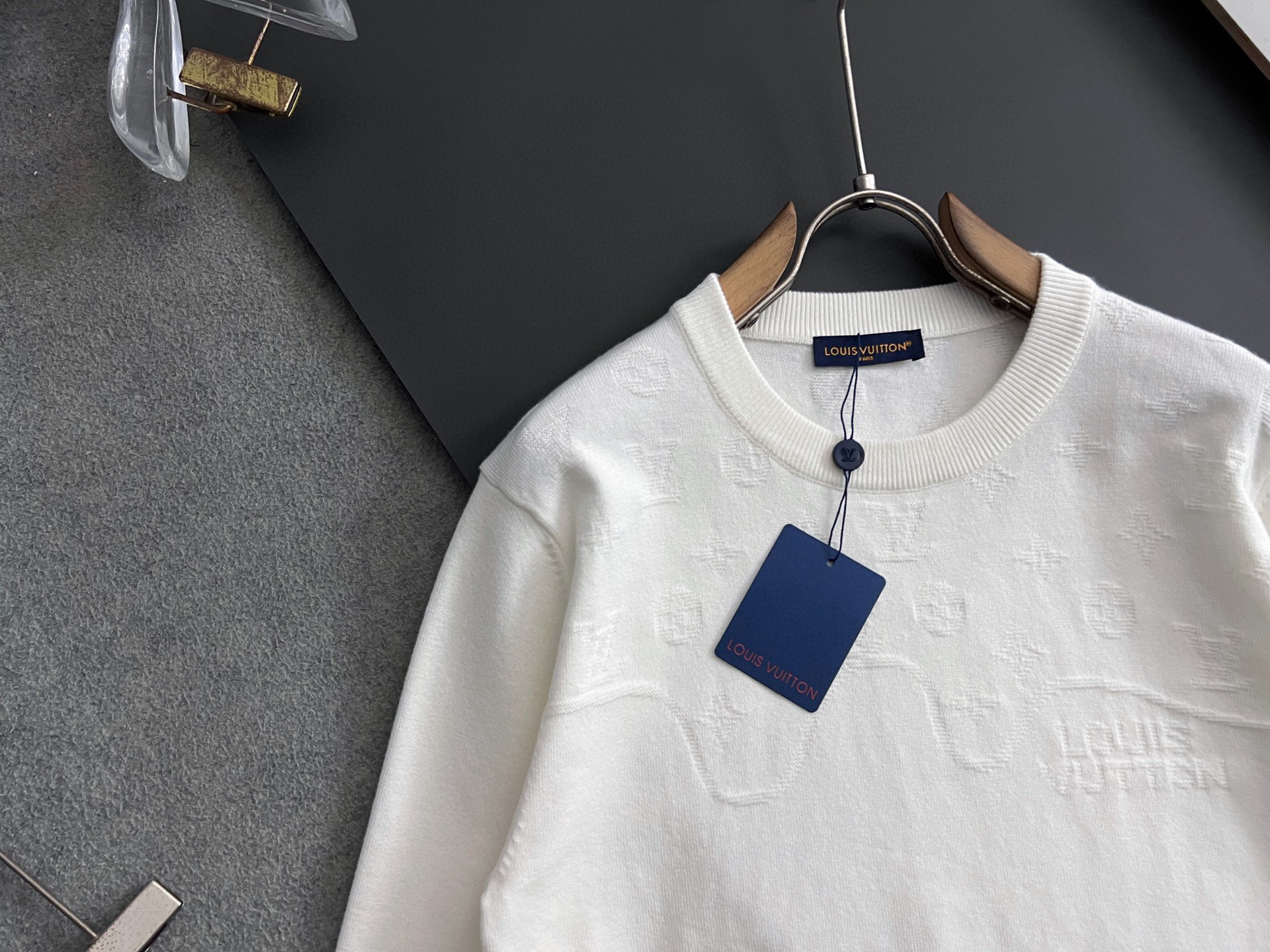 Louis Vuitton Intarsia Crewneck Sweater