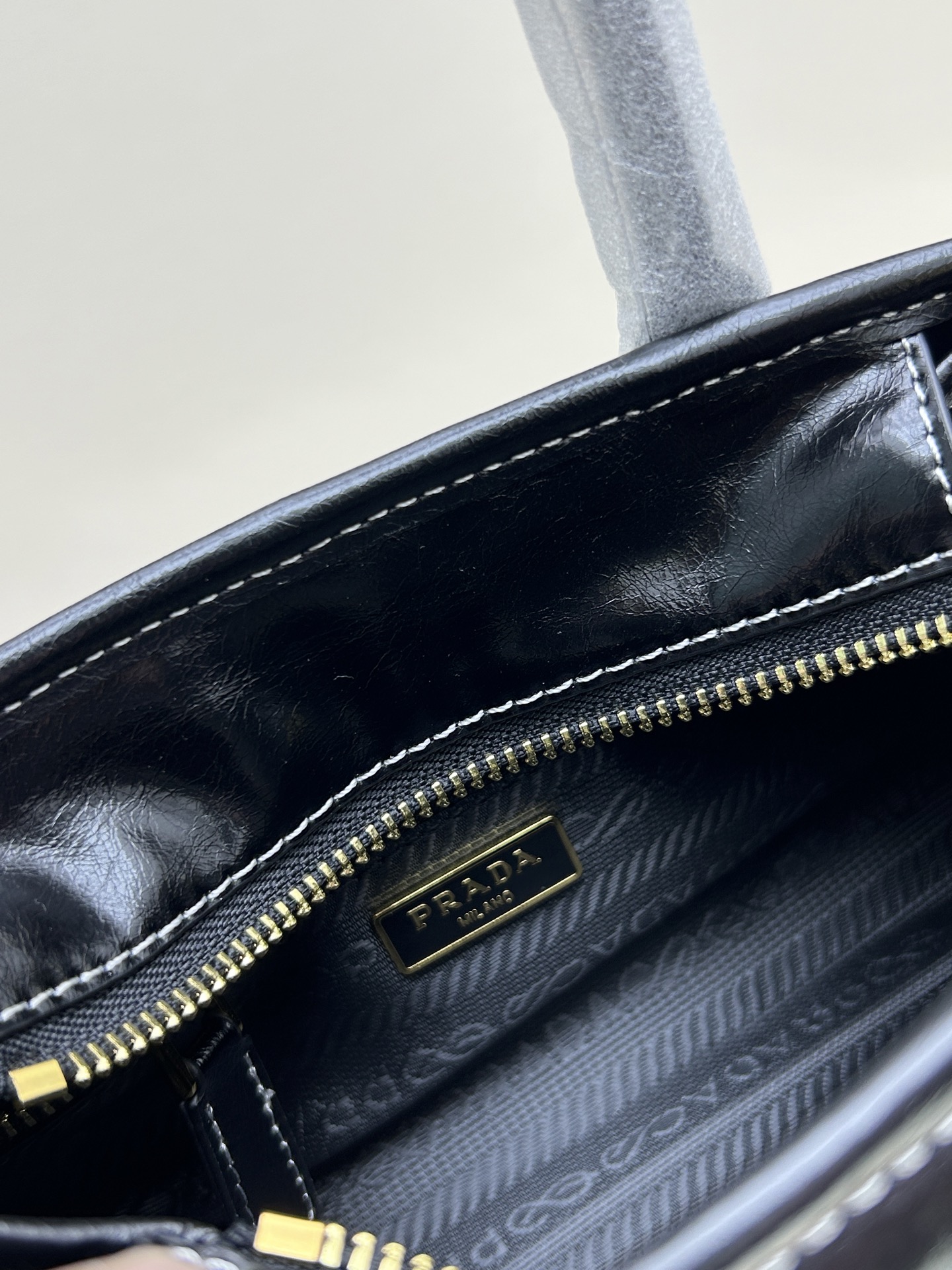 Prada Softlux Denim 1BA488 Mini Bag
