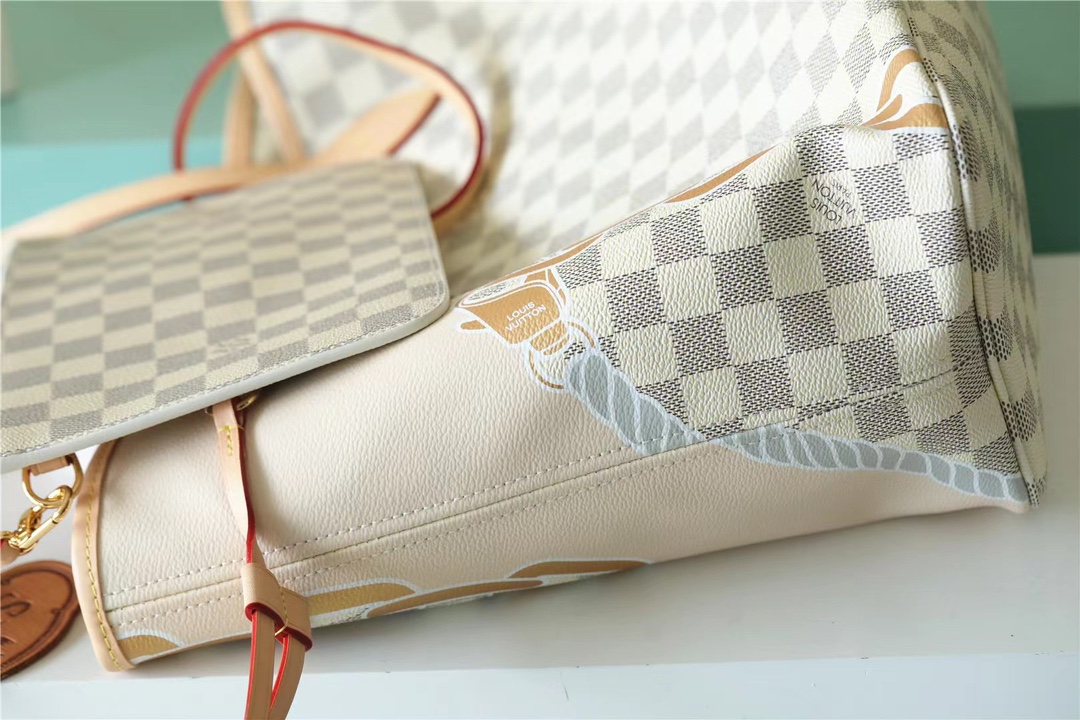 Louis Vuitton Damier Azur Canvas Nautical Neverfull MM