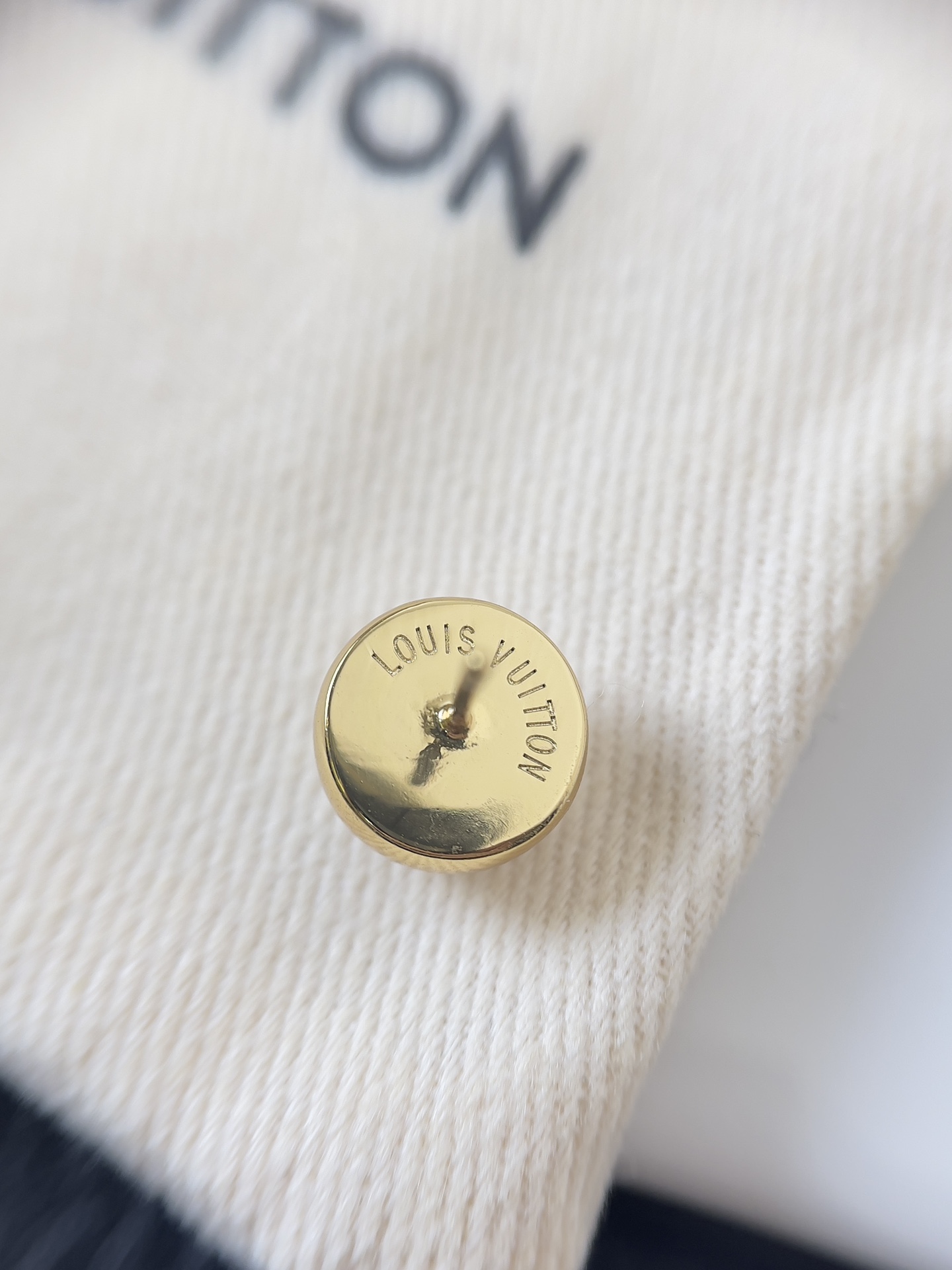 Louis Vuitton My Mix Pearl Logo Stud Earrings