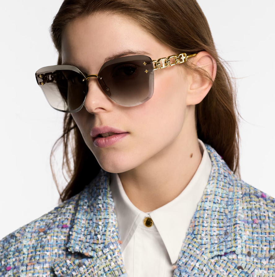 LOUIS VUITTON Z2664U LV Jewel Cat Eye Sunglasses