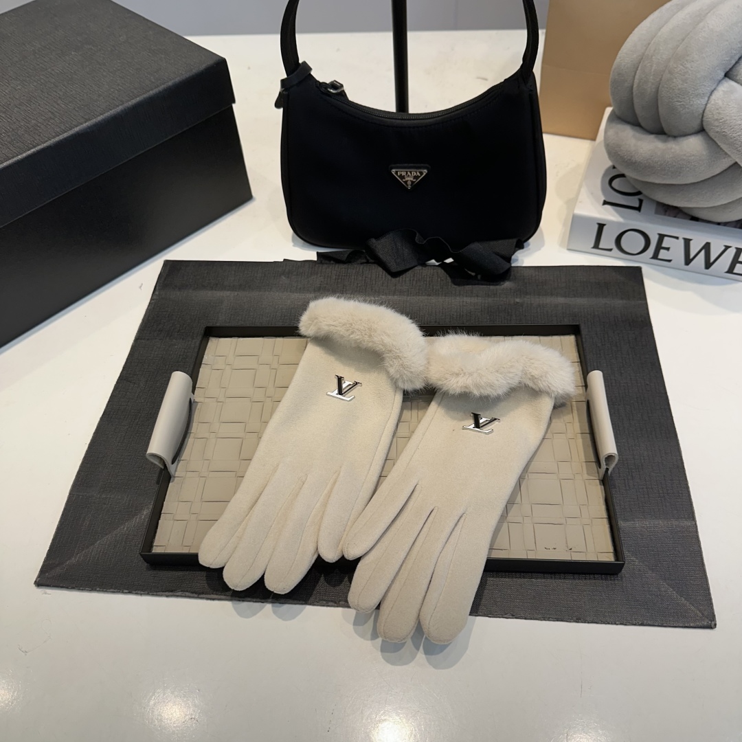 Louis Vuitton Wool Gloves