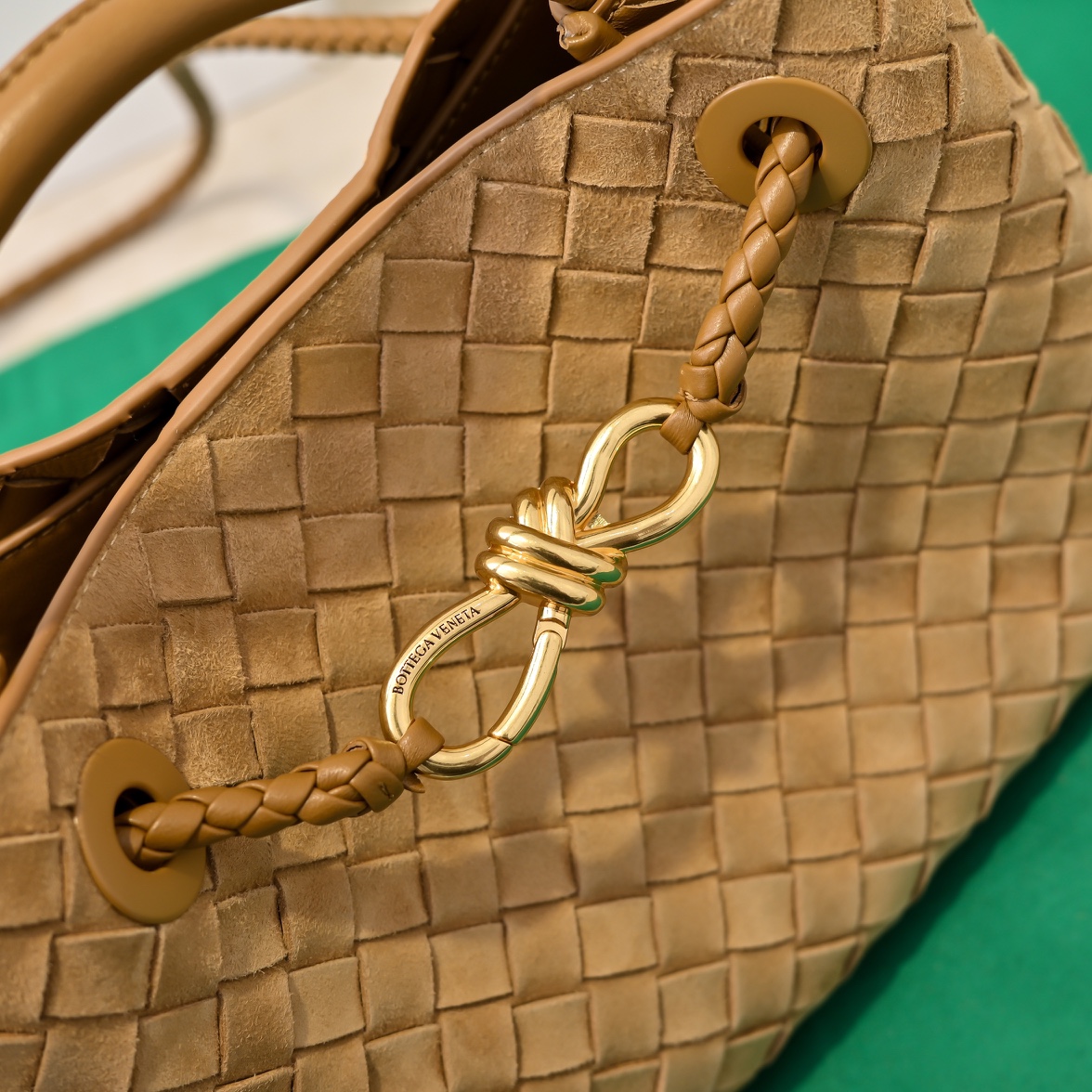 new Bottega Veneta Andiamo woven handbag