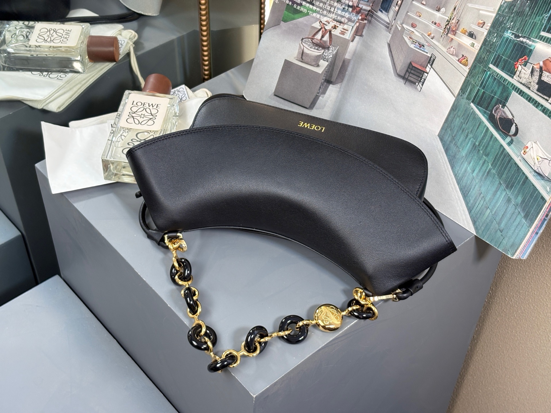 LOEWE Medium Ola bag in smooth calfskin