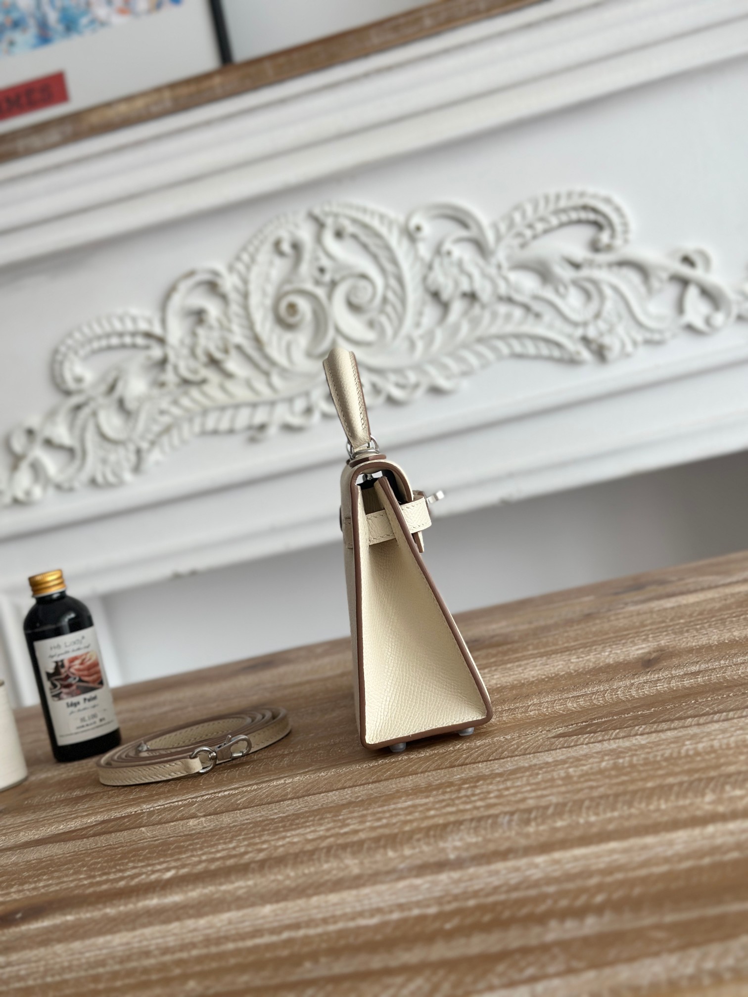 Hermès Kelly II Mini 19 Bag in Milk White