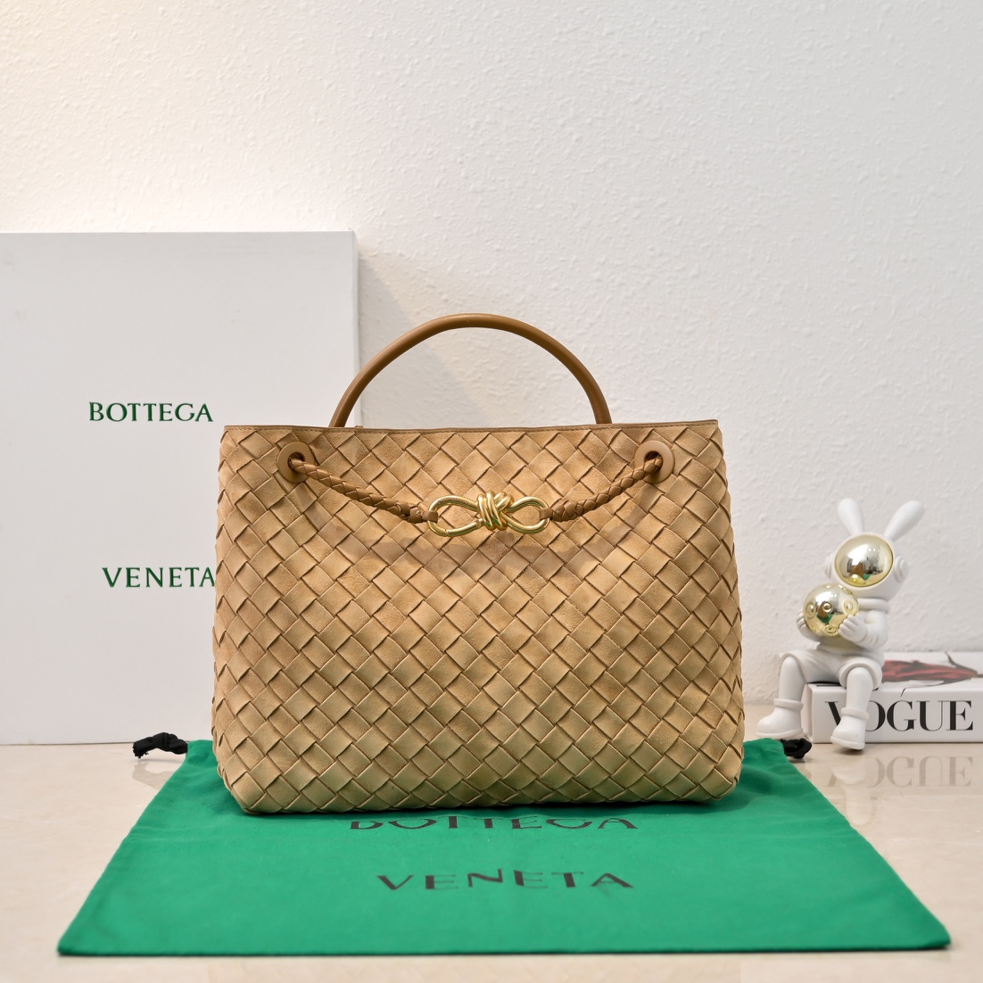 new Bottega Veneta Andiamo woven handbag