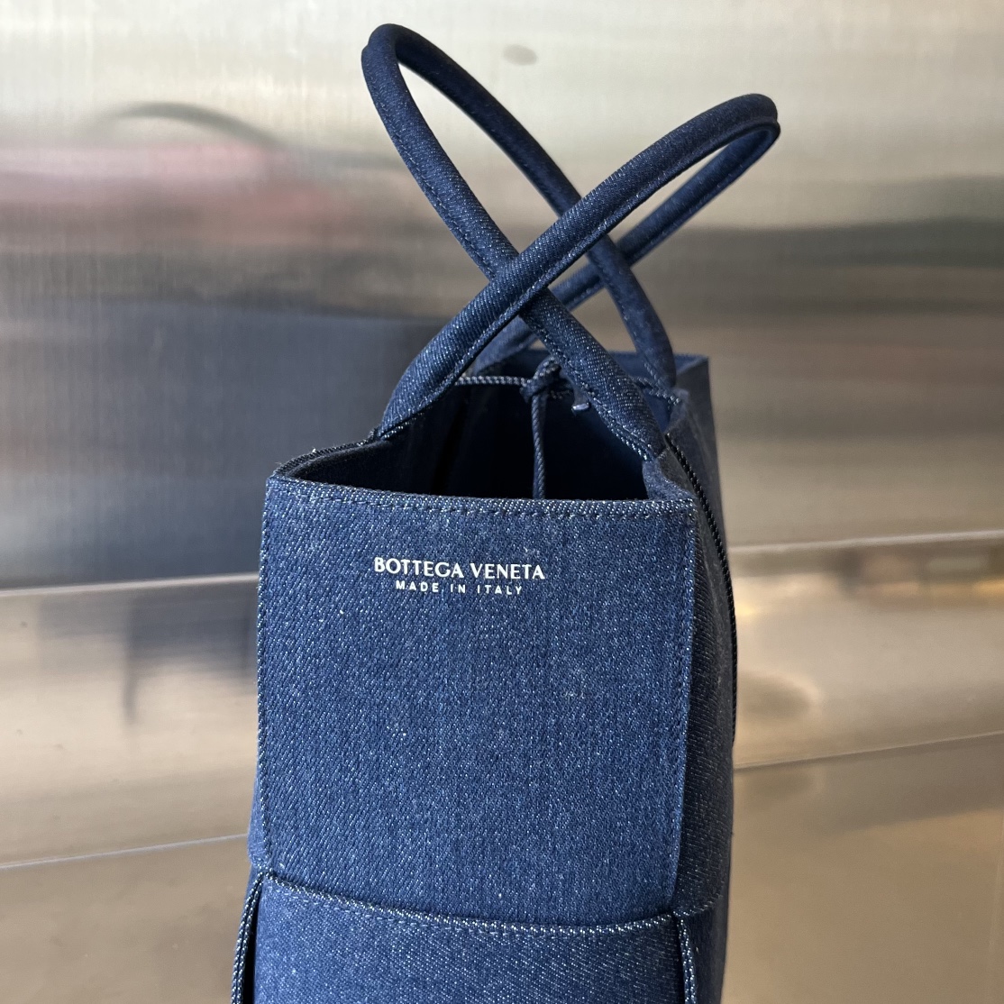 Bottega Veneta Denim Mini Tote Bag