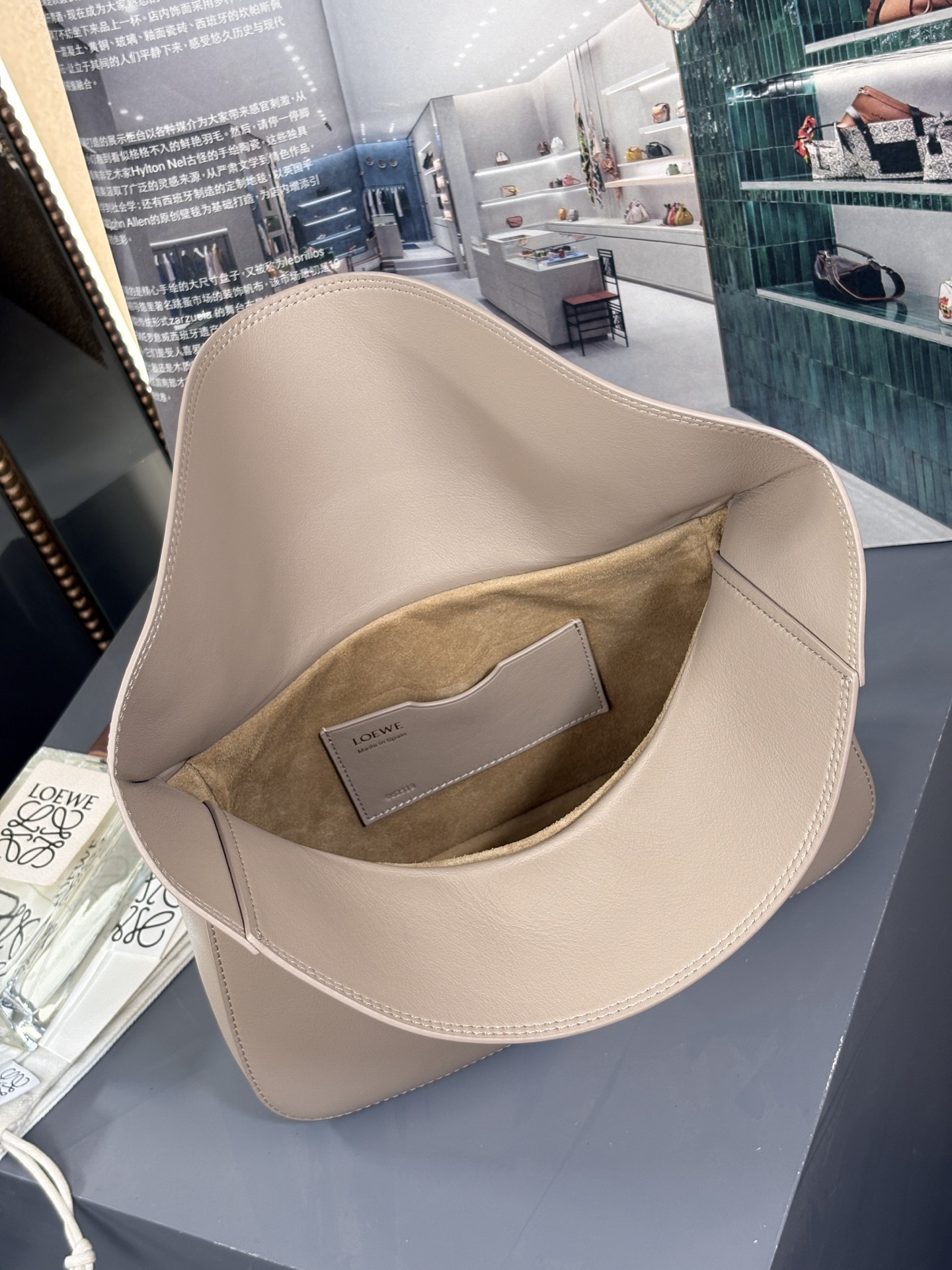 LOEWE Medium Ola bag in smooth calfskin