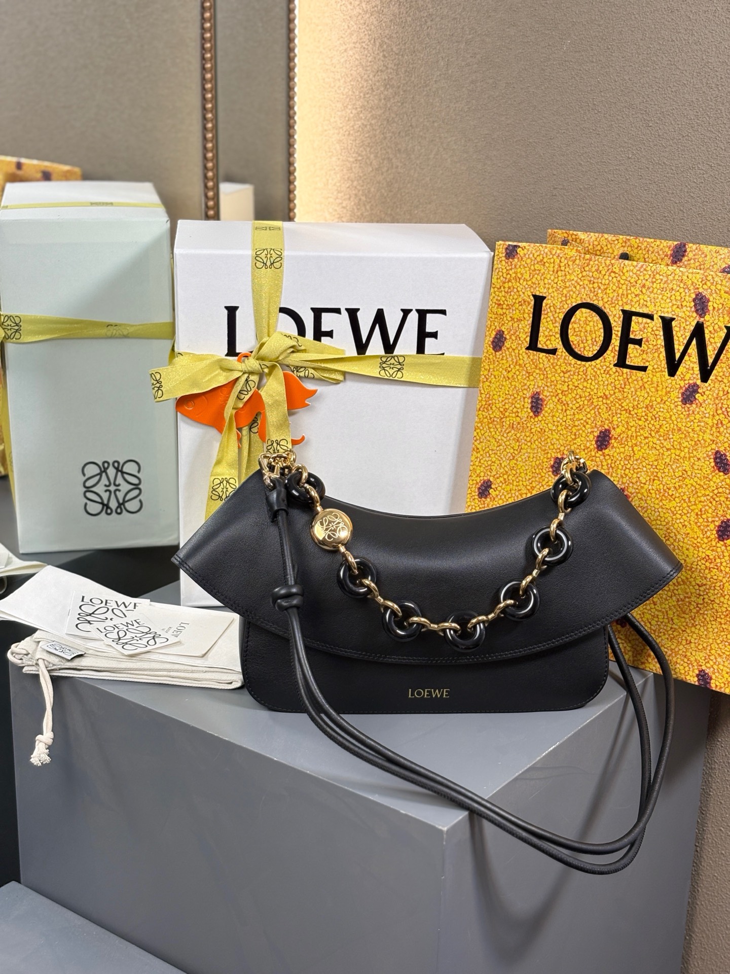 LOEWE Medium Ola bag in smooth calfskin