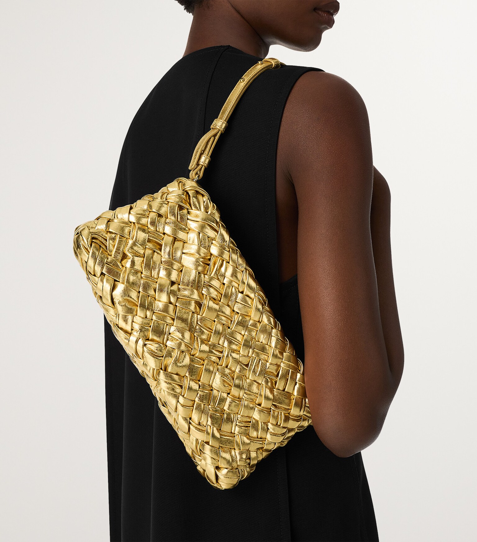 Bottega Veneta Multi Lambskin Kalimero Cha-Cha Shoulder Bag