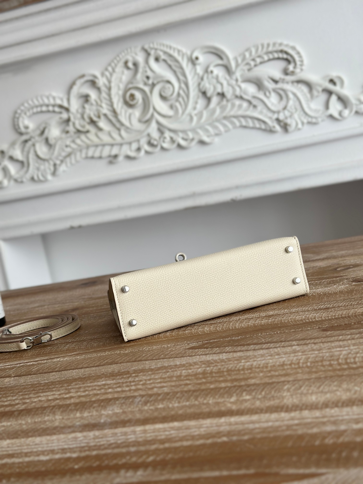 Hermès Kelly II Mini 19 Bag in Milk White