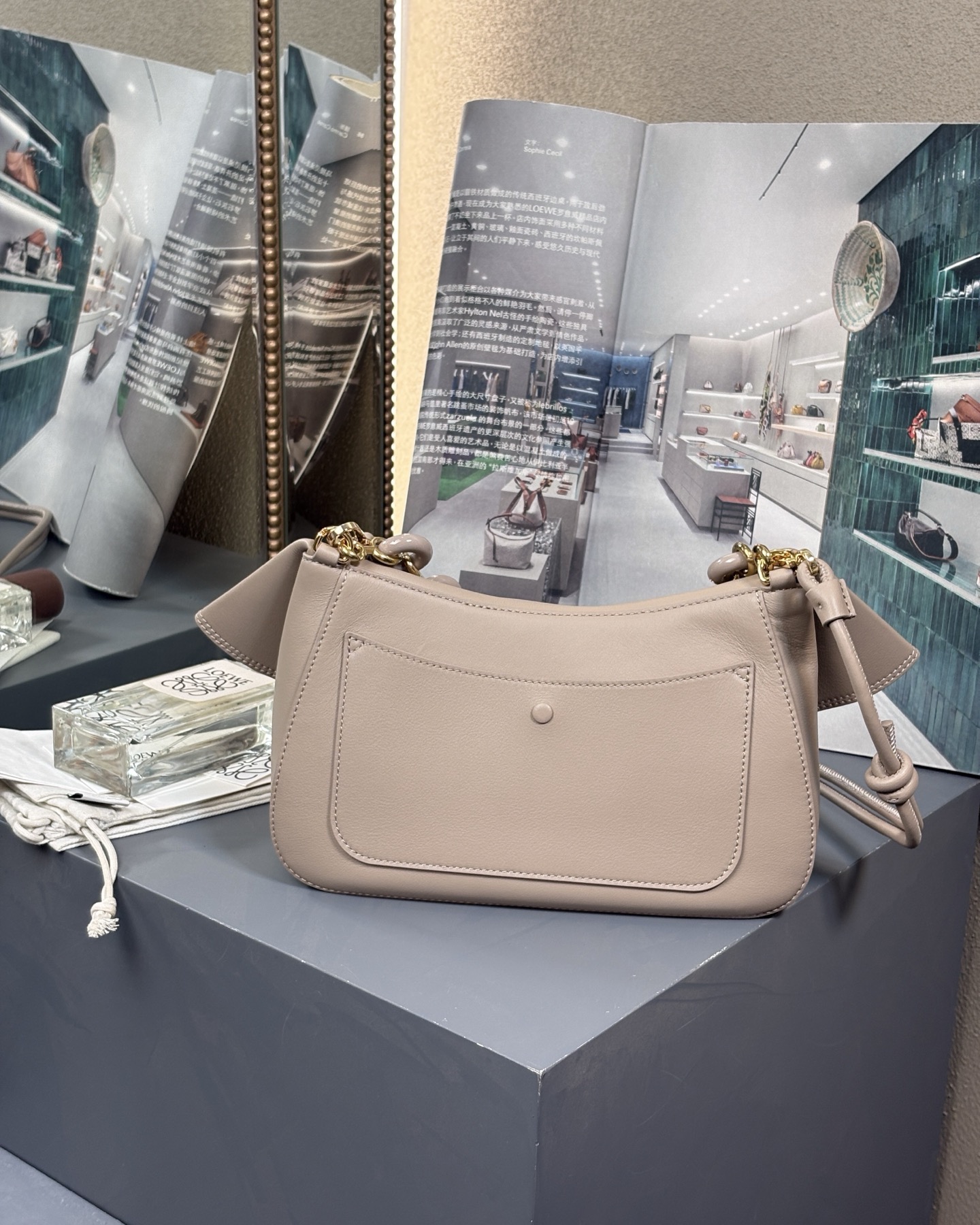 LOEWE Medium Ola bag in smooth calfskin