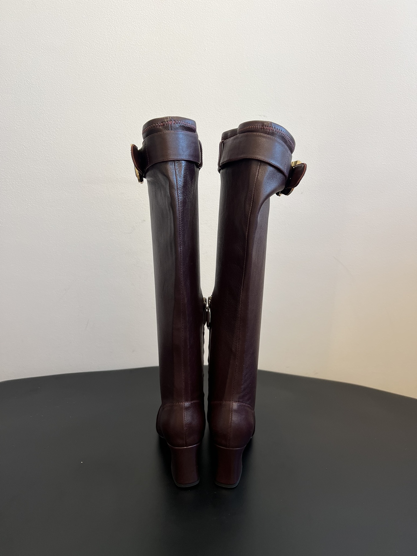 Miu miu High boots with buckle