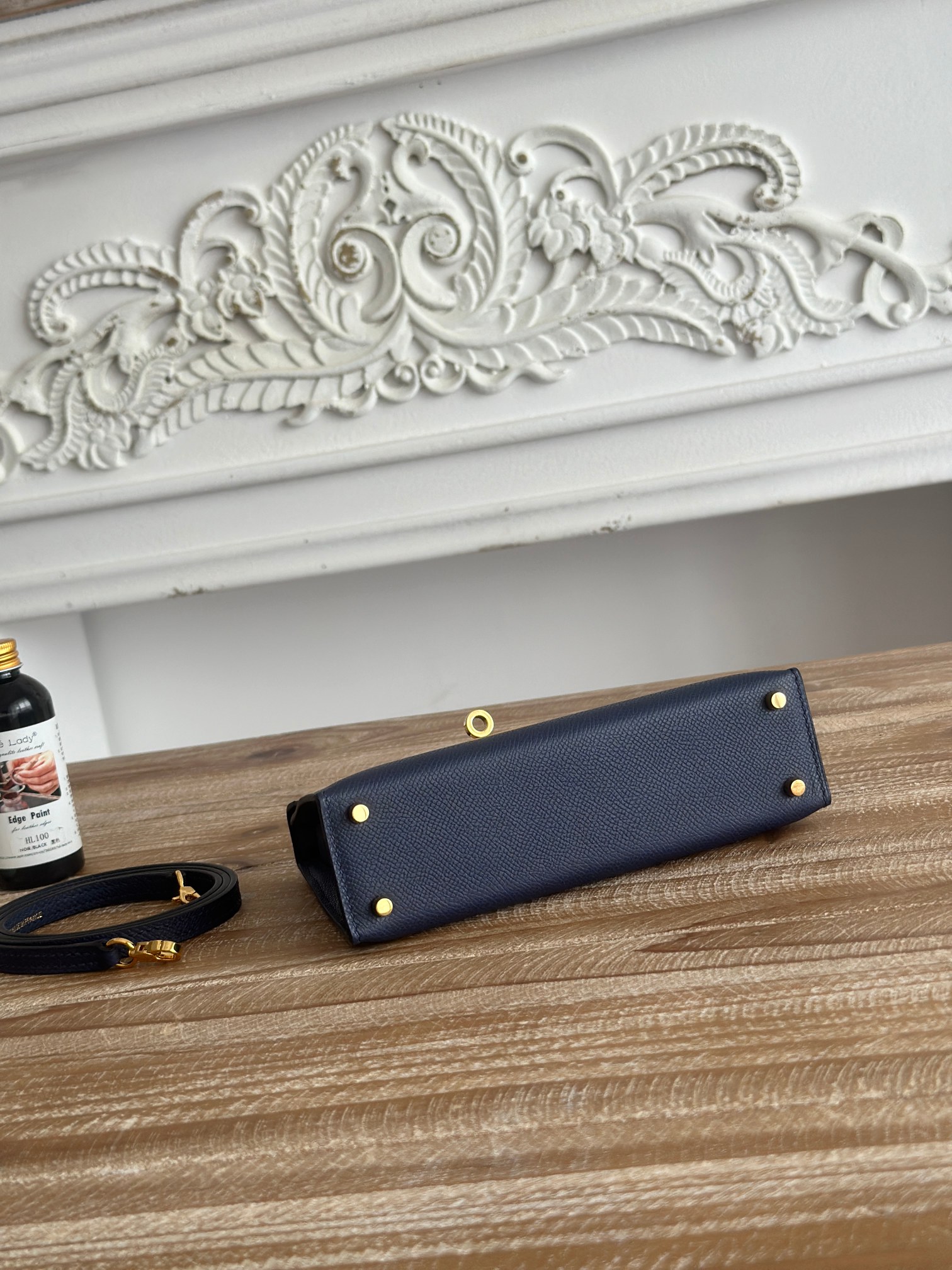 Hermès Mini Kelly Bag in Jewel Blue Epsom Leather