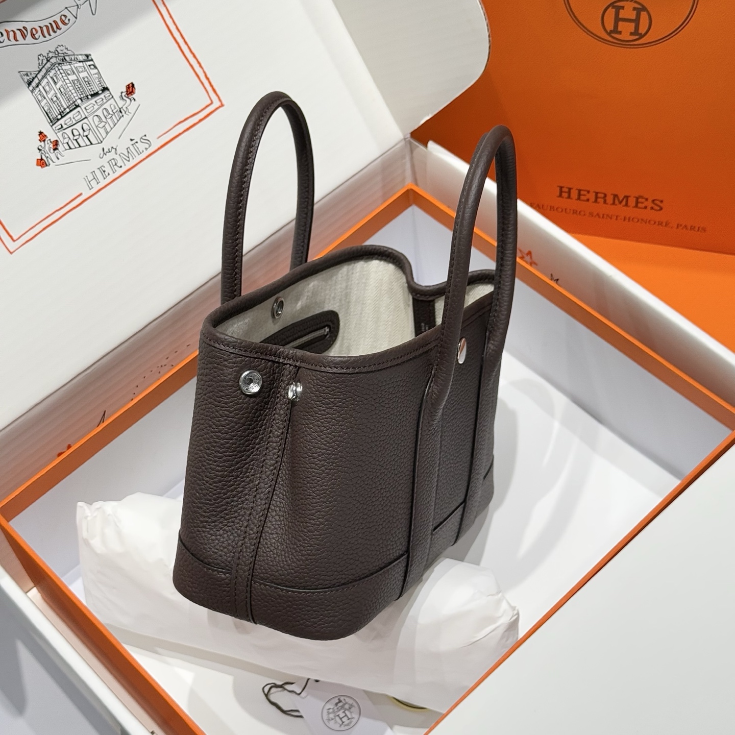 Hermès Mini Garden Party Tote – Ébène