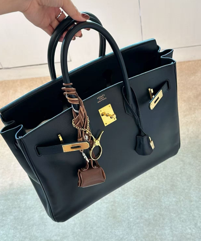 Hermès BOX birkin 30-35 customized