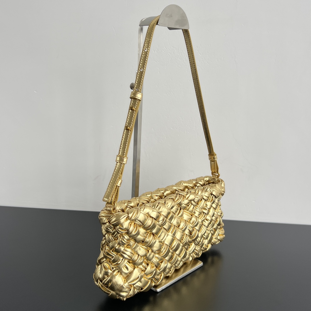 Bottega Veneta Multi Lambskin Kalimero Cha-Cha Shoulder Bag