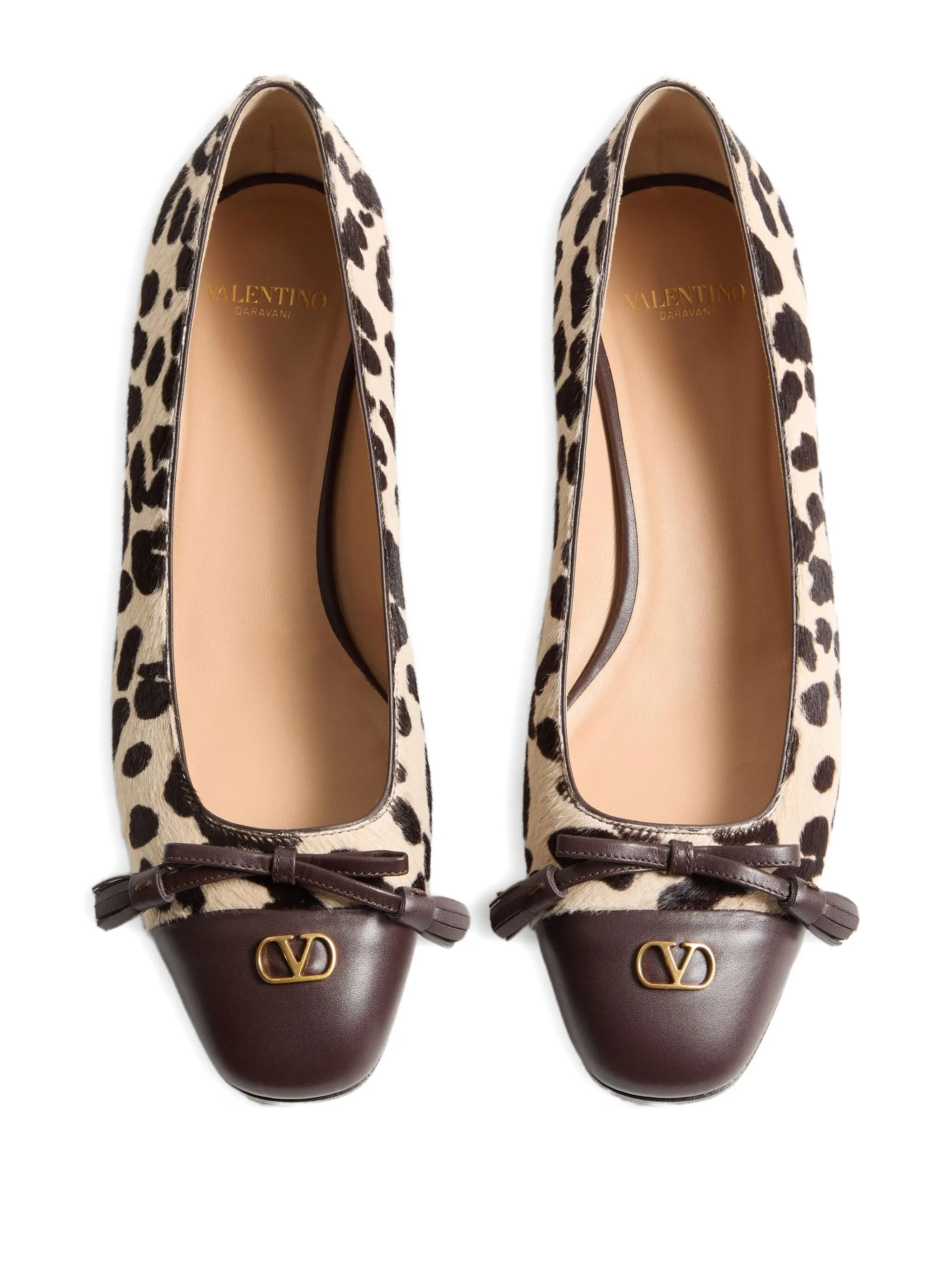 New Season Valentino Garavani leopard print ballet flats