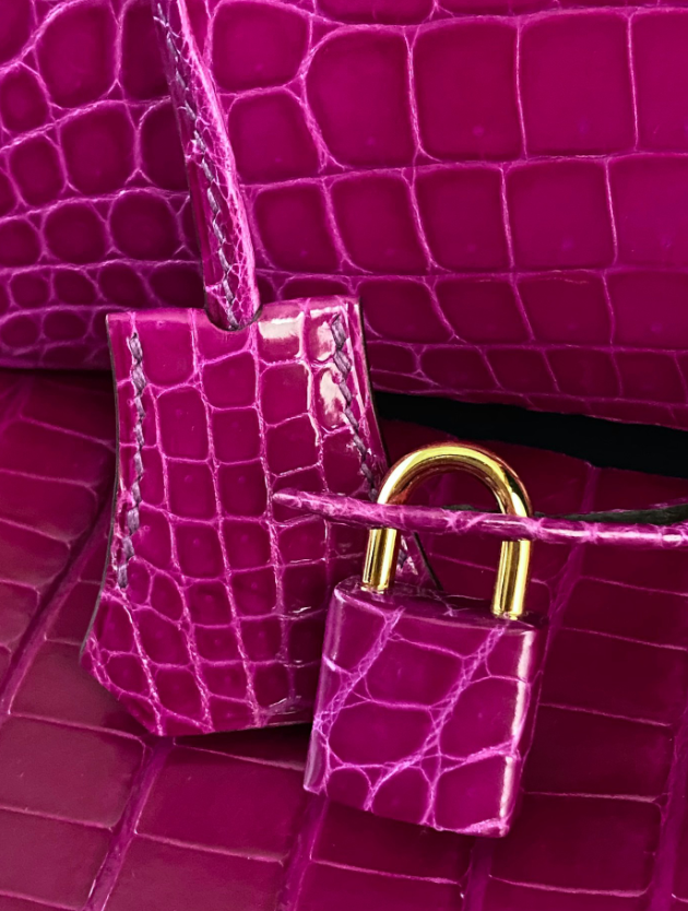 Hermès Birkin 30 crocodile skin