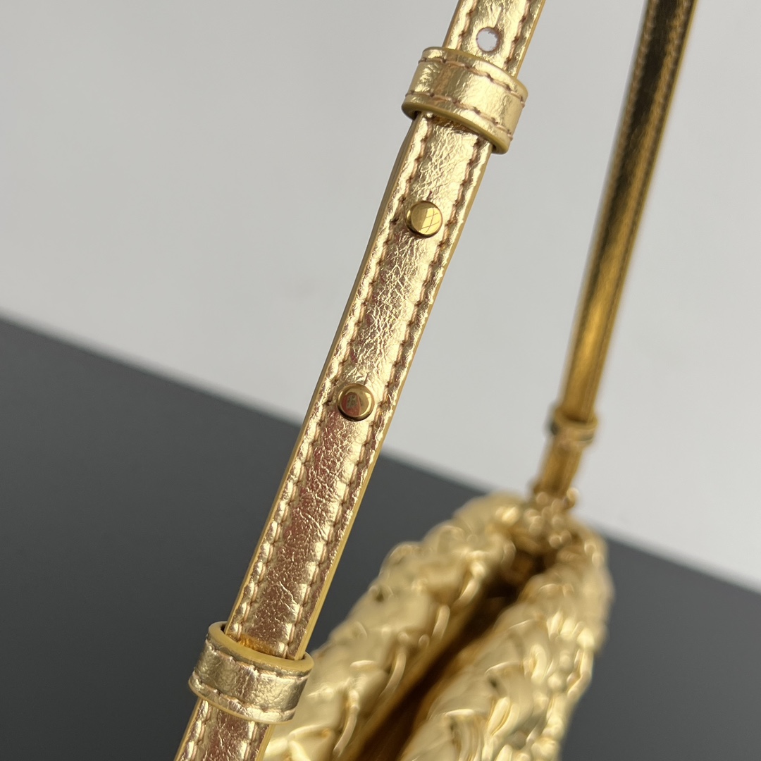 Bottega Veneta Multi Lambskin Kalimero Cha-Cha Shoulder Bag