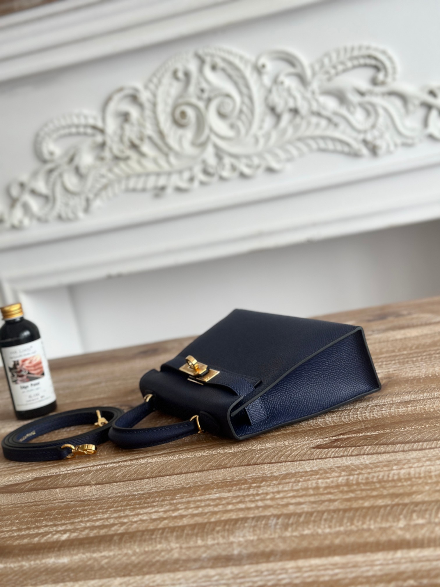 Hermès Mini Kelly Bag in Jewel Blue Epsom Leather