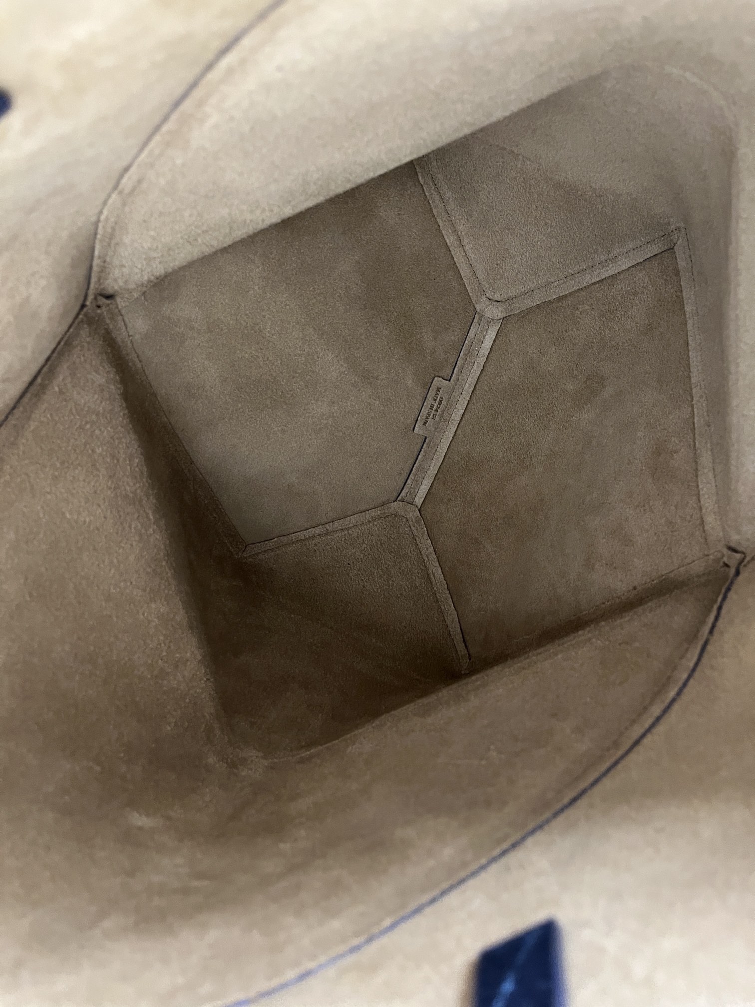 LOEWE Medium Puzzle Fold tote in shiny calfskin