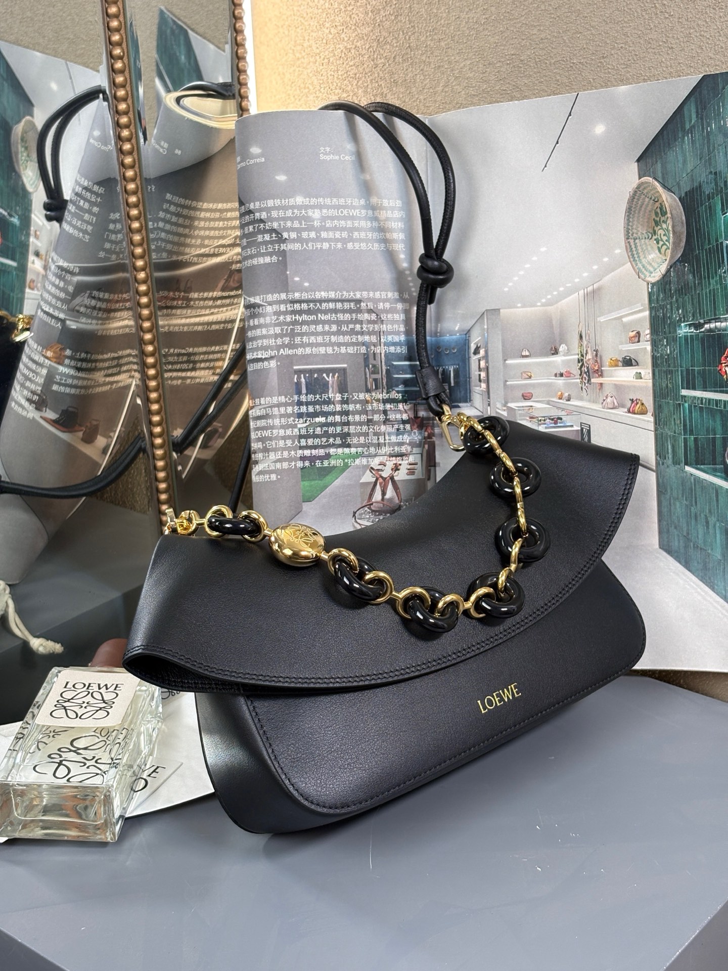 LOEWE Medium Ola bag in smooth calfskin