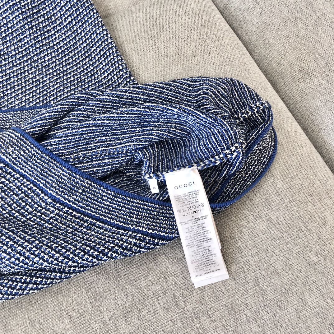 GUCCI Striped Cotton-Blend Bouclé Mini Dress