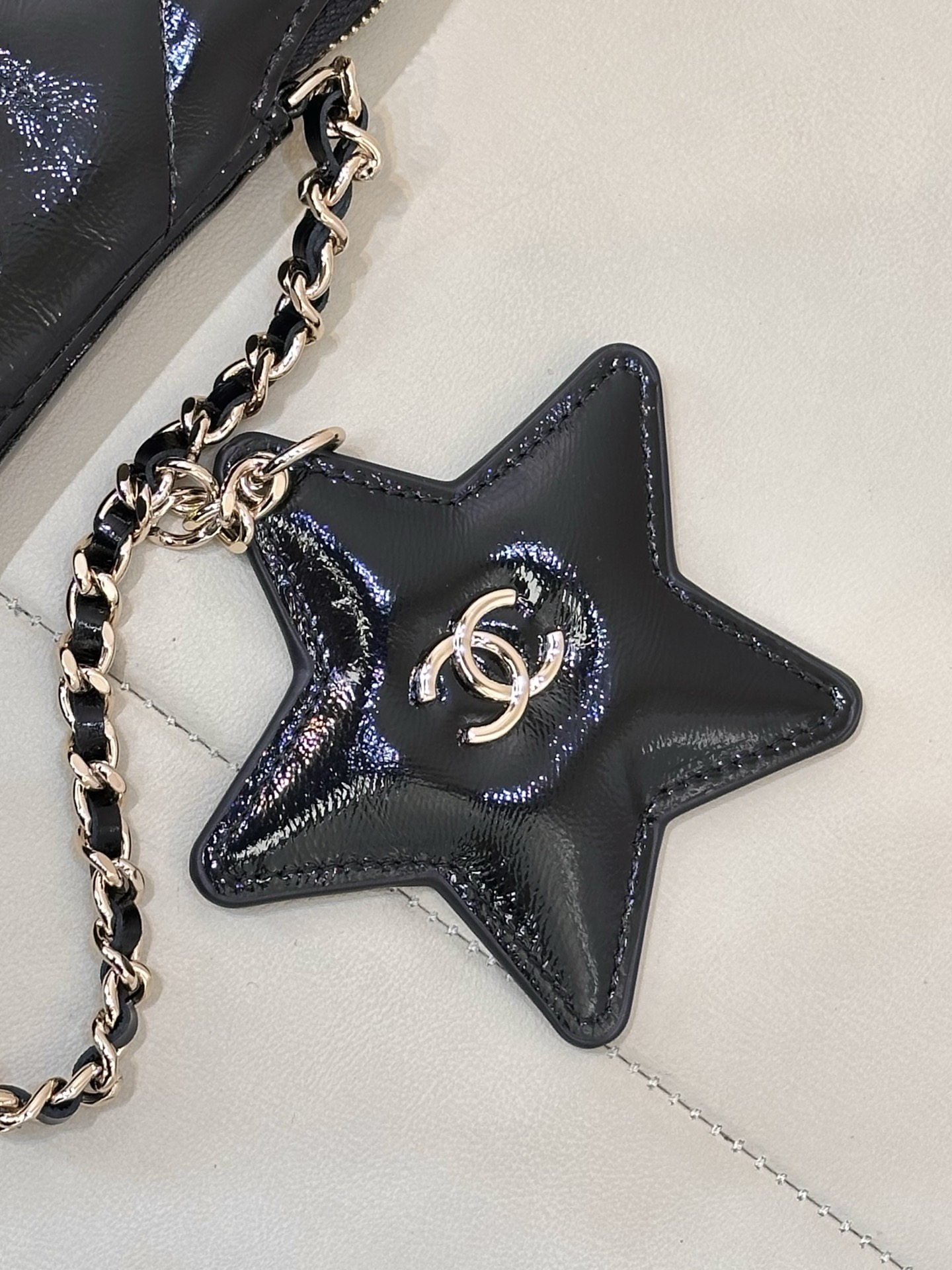 CHANEL Phone Holder with Chain