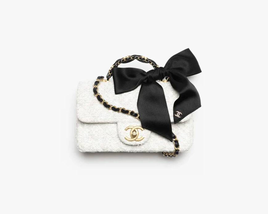 CHANEL Mini Flap Bag with Top Handle