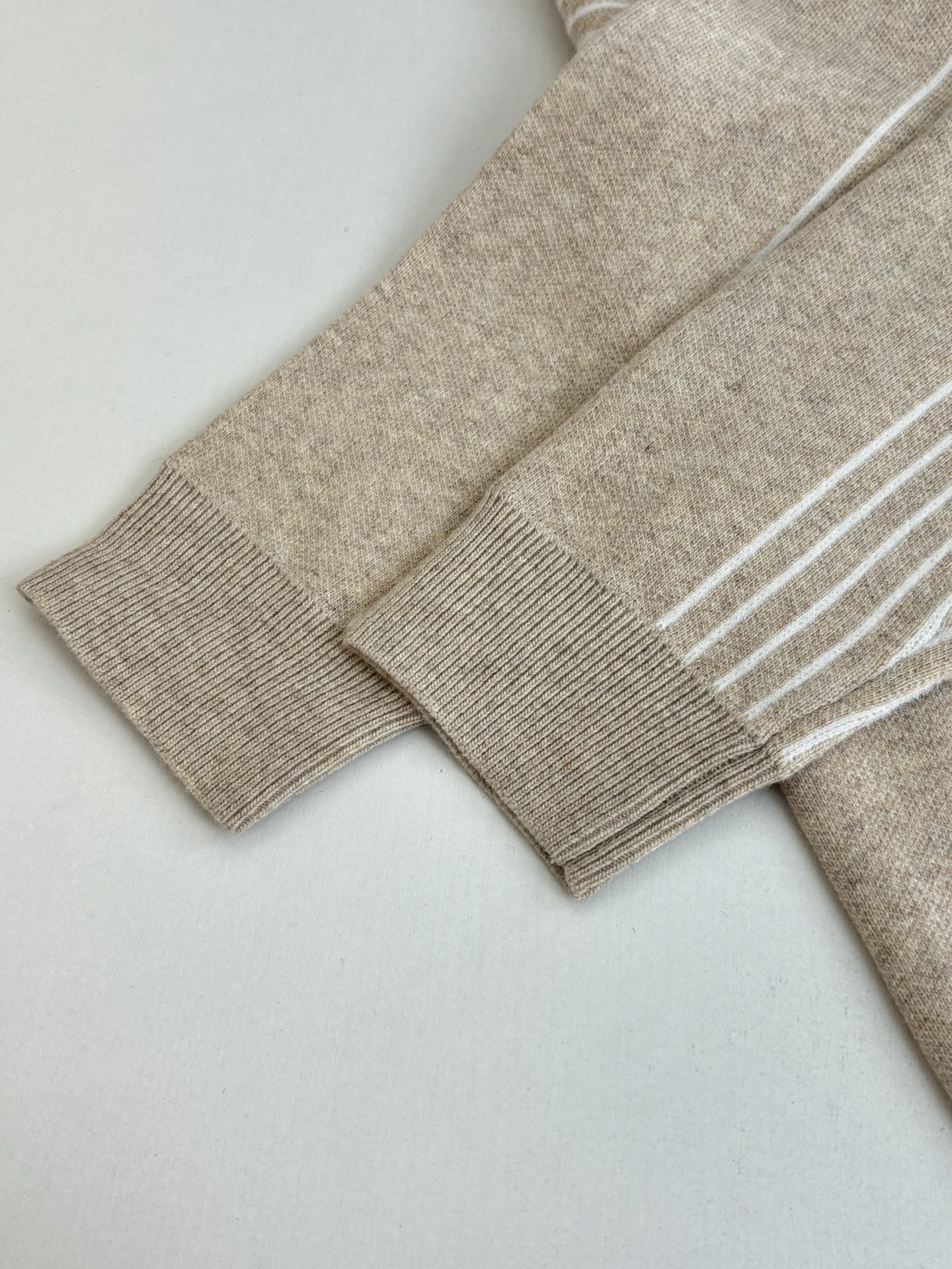 LV 1AJBWH LV Ski Ribbed Wool Half-Zip Pullover