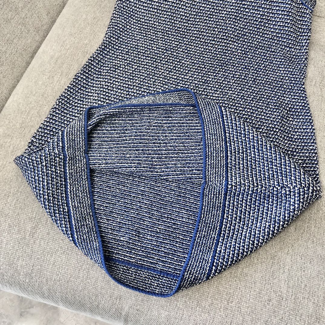 GUCCI Striped Cotton-Blend Bouclé Mini Dress