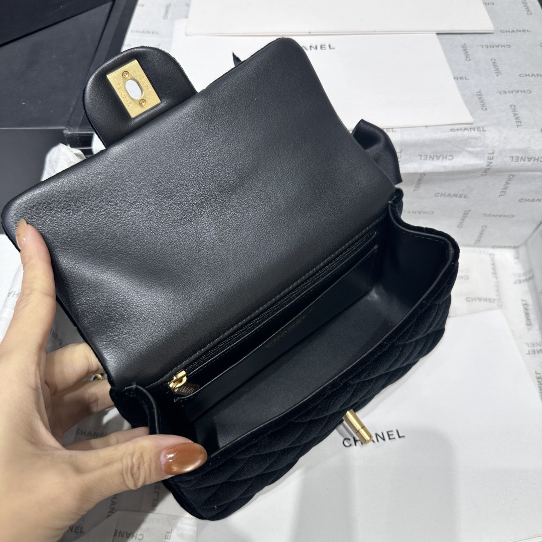 CHANEL Mini Flap Bag with Top Handle