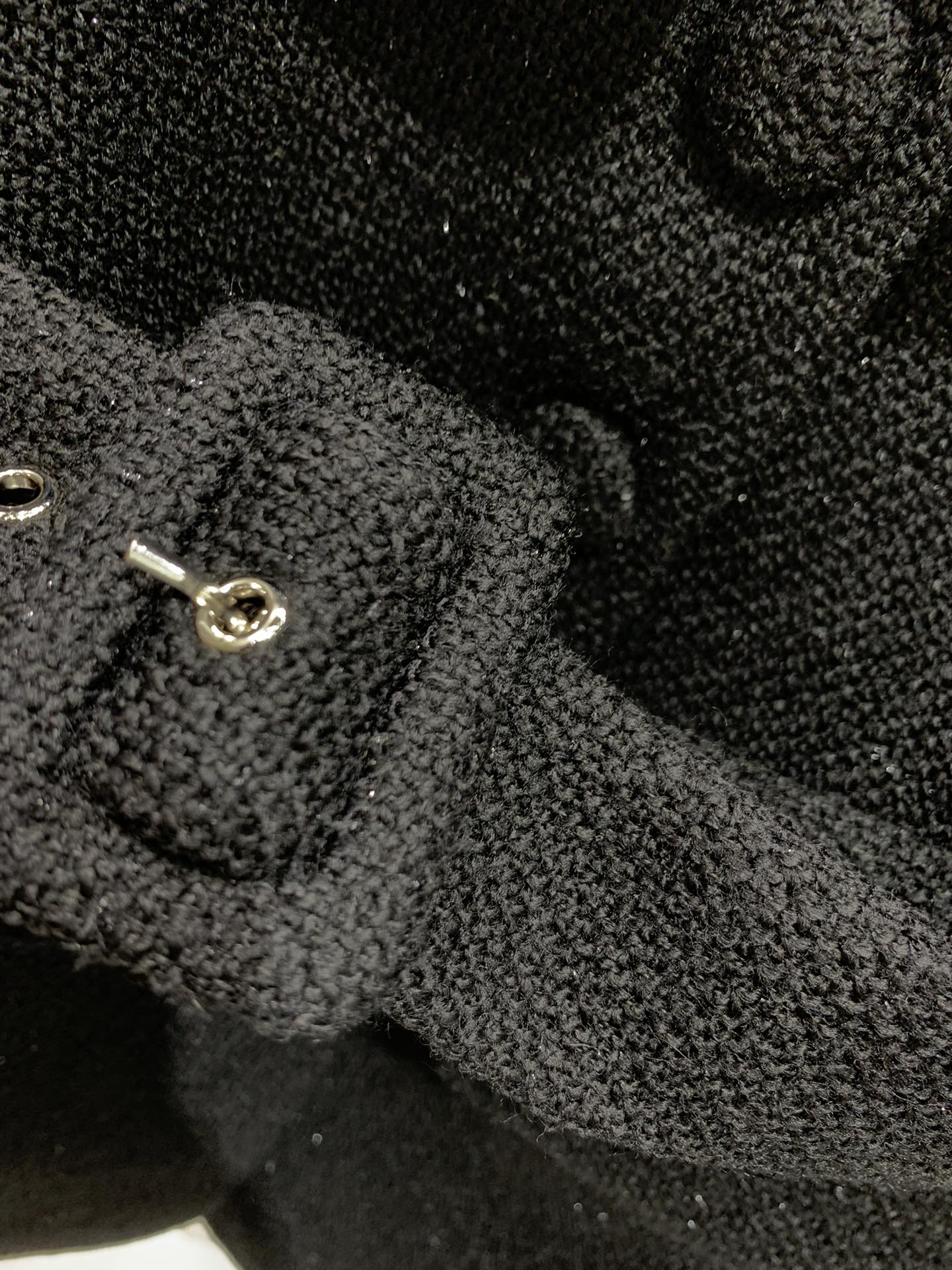 YSL Sequin Bustier Tweed Dress Coat