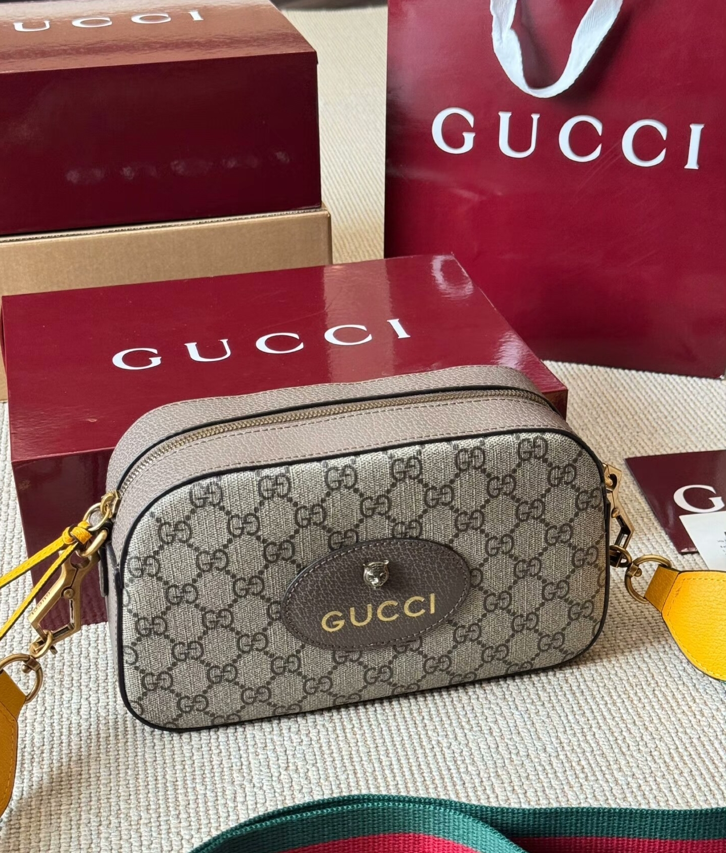 GUCCI Tiger Head Camera Bag | Neo Vintage Series