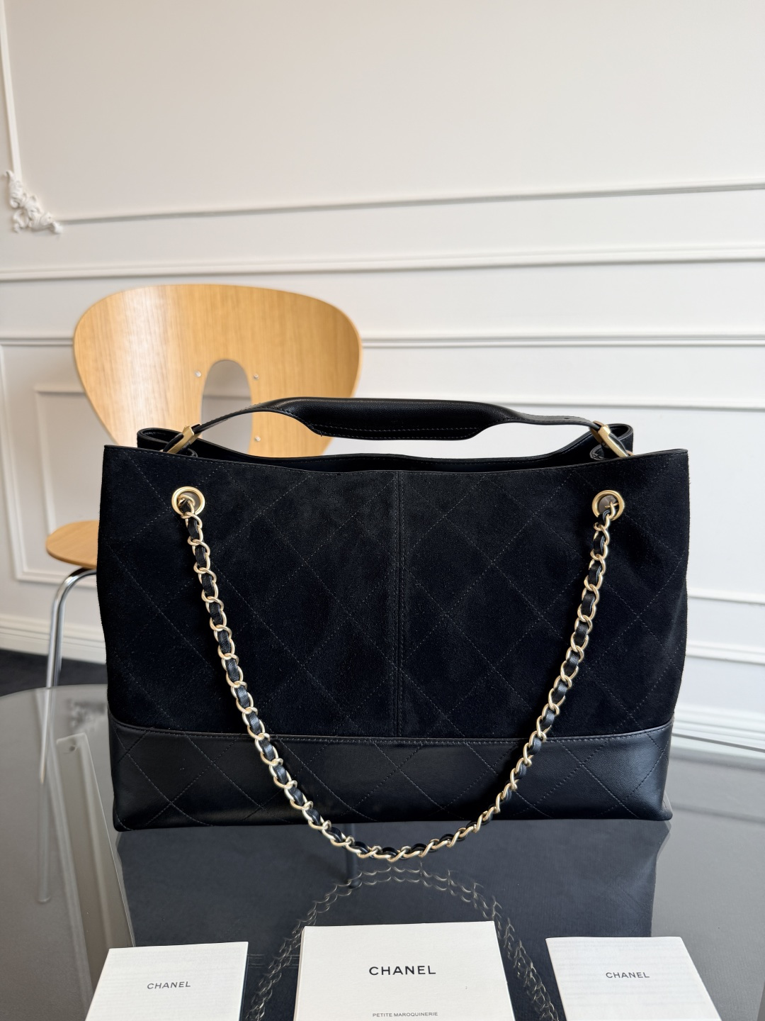 CHANEL 25A Suede Lambskin Bag