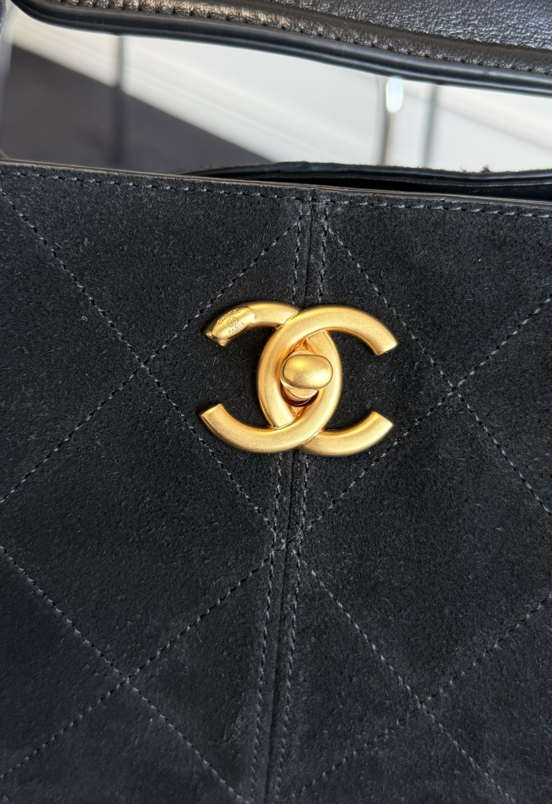 CHANEL 25A Suede Lambskin Bag