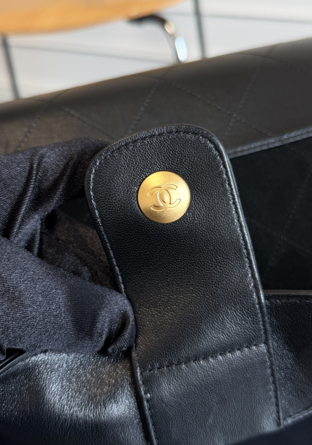 CHANEL 25A Suede Lambskin Bag