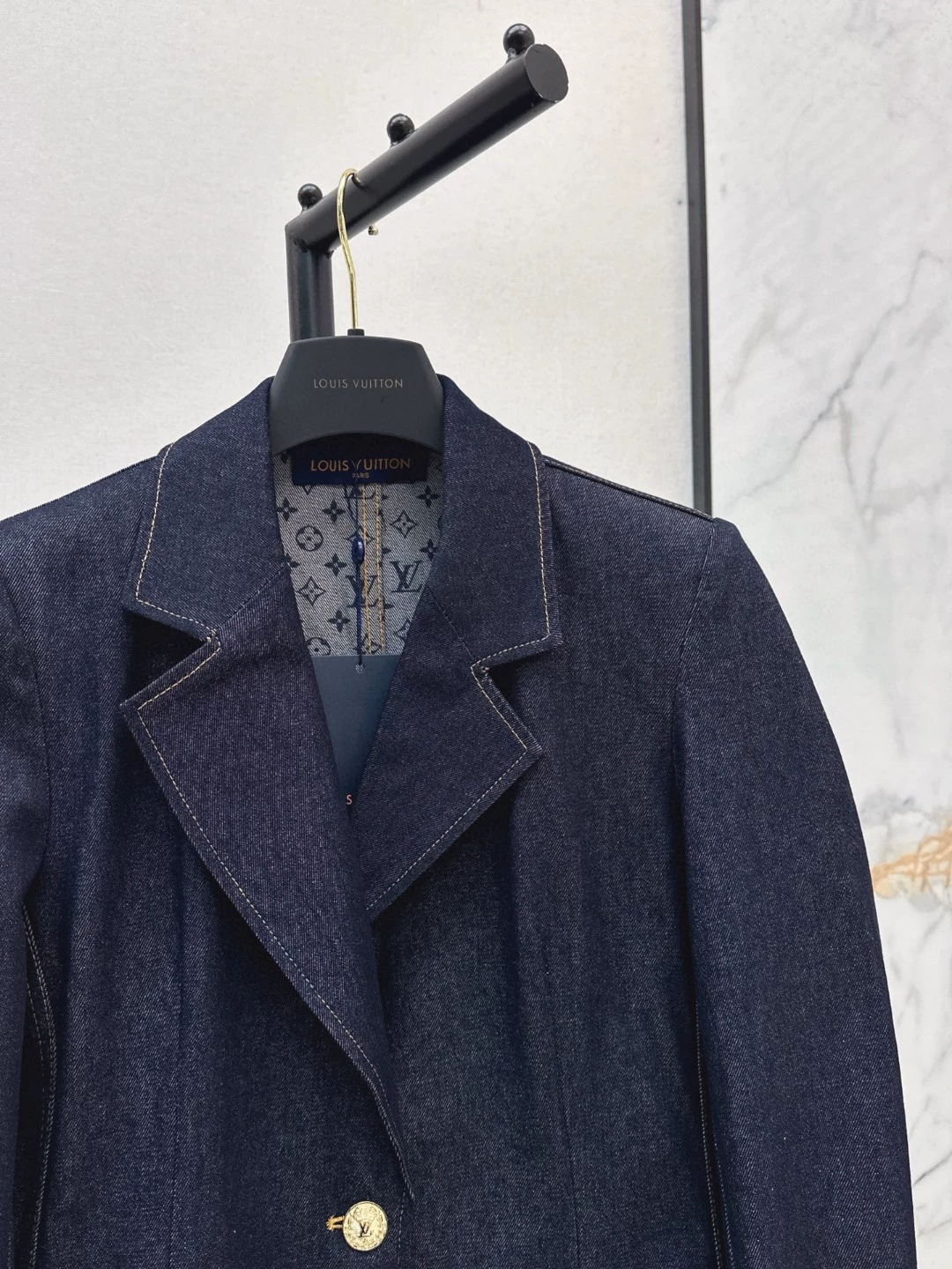 LV 1AI141 Denim Preppy Blazer